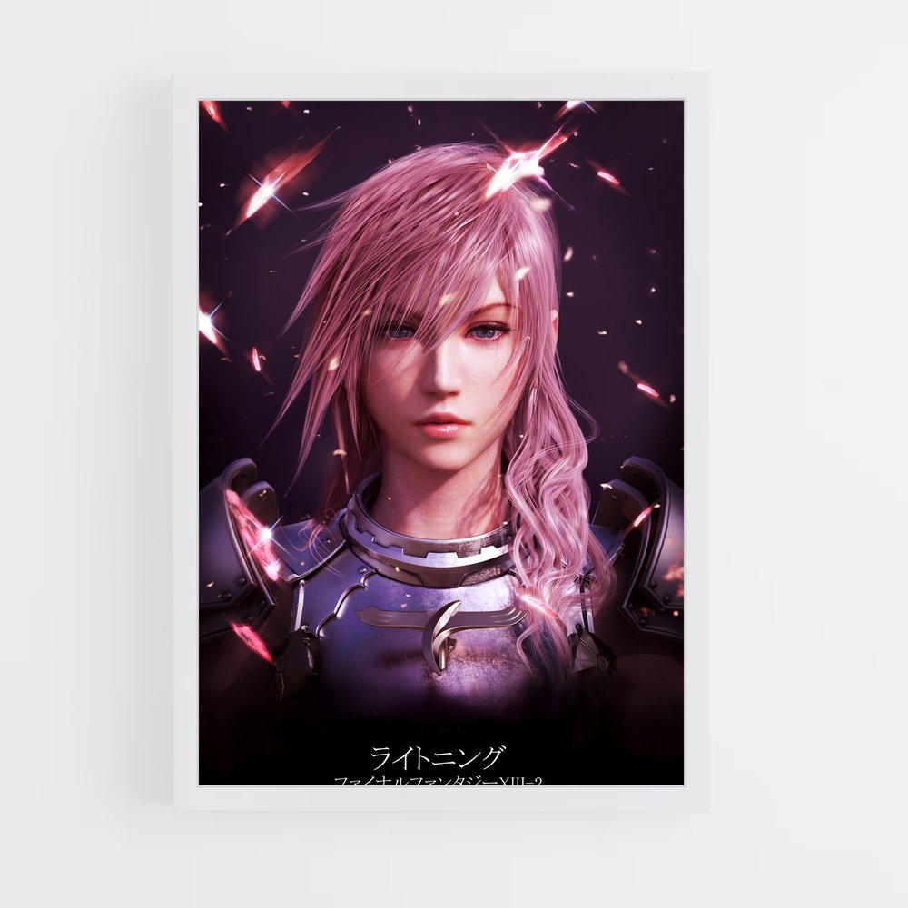 Poster Retour de Lightning – affiche Final Fantasy (vue 3)